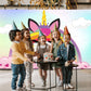 Unicorn Theme Personalized Backdrop for Kids Birthday - Flex banner freeshipping - CherishX Partystore
