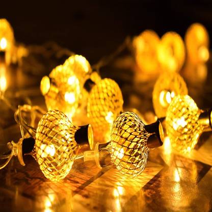 Warm White Lamp Shape Metal Light, 15 Lamps & 3 Meter Home Decoration String Lights, Decorative Fairy Lights, Mini Copper Wire Lights for Bedroom Decor Christmas Party Wedding Decorations freeshipping - CherishX Partystore