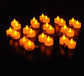 Warm White LED Tea Light Candle in Round Shape, Flameless Tea Light Candles (Pack of 10) freeshipping - CherishX Partystore