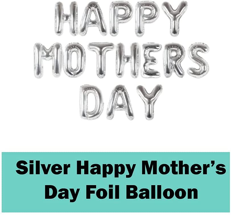 White and Golden Chrome Best Mom Balloon Surprise Decoration DIY Kit - Pack Of 80 Pcs freeshipping - CherishX Partystore