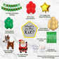 XMas Santa Decoration Kit- Pack of 30 Pcs- Decoration Items for Christmas Party at Home & Office freeshipping - CherishX Partystore