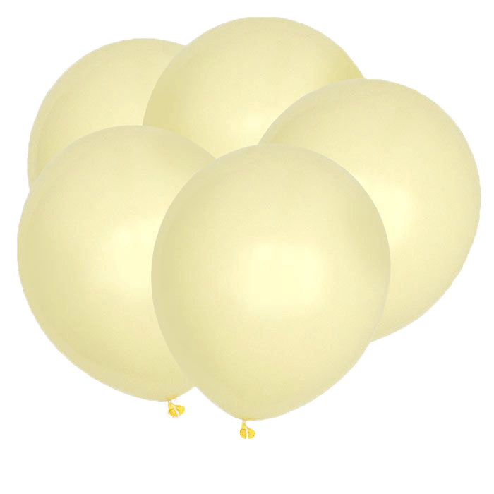 Yellow pastel balloons - pack of 50 Pcs freeshipping - CherishX Partystore